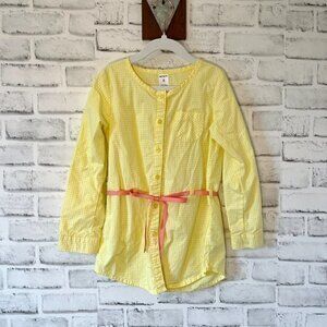 Carter’s Girls Button-down Gingham Check Shirt size 6